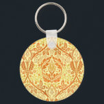 Golden Bough William Morris Vintage Art Nouveau Key Ring<br><div class="desc">The "Golden Bough" is a quintessential masterpiece of the Arts and Crafts Movement, reflecting William Morris's lifelong fascination with nature. This intricate design features flowing, symmetrical branches adorned with stylized flowers and lush acanthus leaves, characteristic of 19th-century Victorian elegance. Created originally as a woven textile, it showcases a harmonious blend...</div>