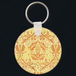Golden Bough William Morris Vintage Art Nouveau Key Ring<br><div class="desc">The "Golden Bough" is a quintessential masterpiece of the Arts and Crafts Movement, reflecting William Morris's lifelong fascination with nature. This intricate design features flowing, symmetrical branches adorned with stylized flowers and lush acanthus leaves, characteristic of 19th-century Victorian elegance. Created originally as a woven textile, it showcases a harmonious blend...</div>