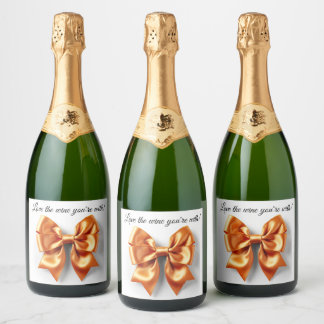 Golden Bow Champagne Label