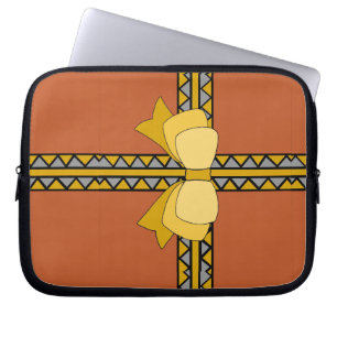 Golden Bow Laptop Sleeve