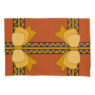 Golden Bow  Pillowcase