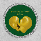 Golden Boxing Gloves Patch