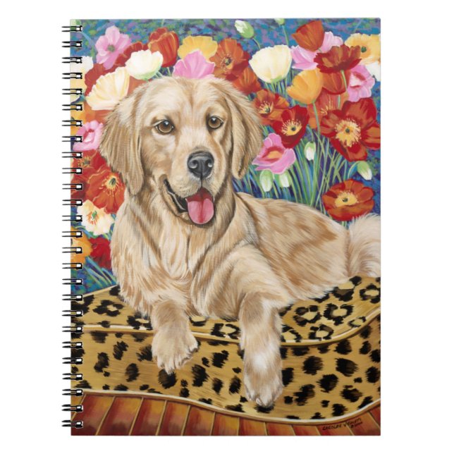 Golden Boy Retriever Notebook (Front)