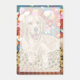 Golden Boy Retriever Post-it Notes