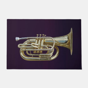 Golden Brass Euphonium Doormat