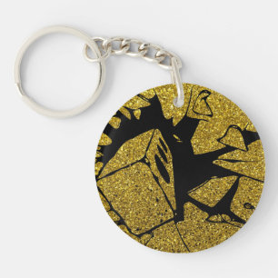 Golden Brick Keychain