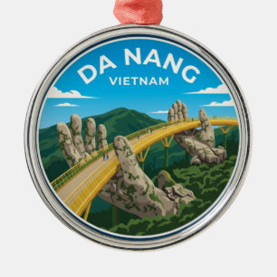 Golden Bridge (Cau Vang) Vietnam Metal Ornament