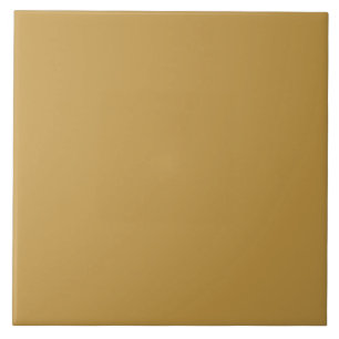 Golden-Bronze Solid Color Ceramic Tile