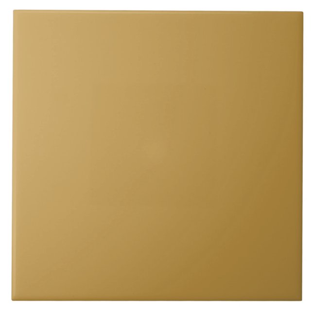 Golden-Bronze Solid Colour Ceramic Tile (Front)