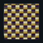Golden Brown Colour Combination Bandana<br><div class="desc">Colour combination of gold,  beige,  brown and dark blue.</div>