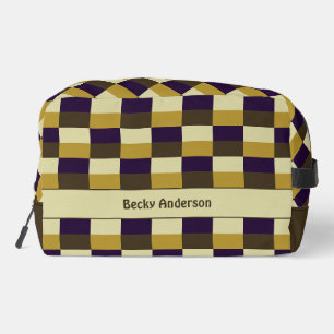 Golden Brown Colour Combination Dopp Kit