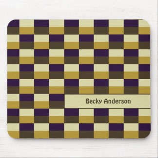 Golden Brown Colour Combination Mouse Pad