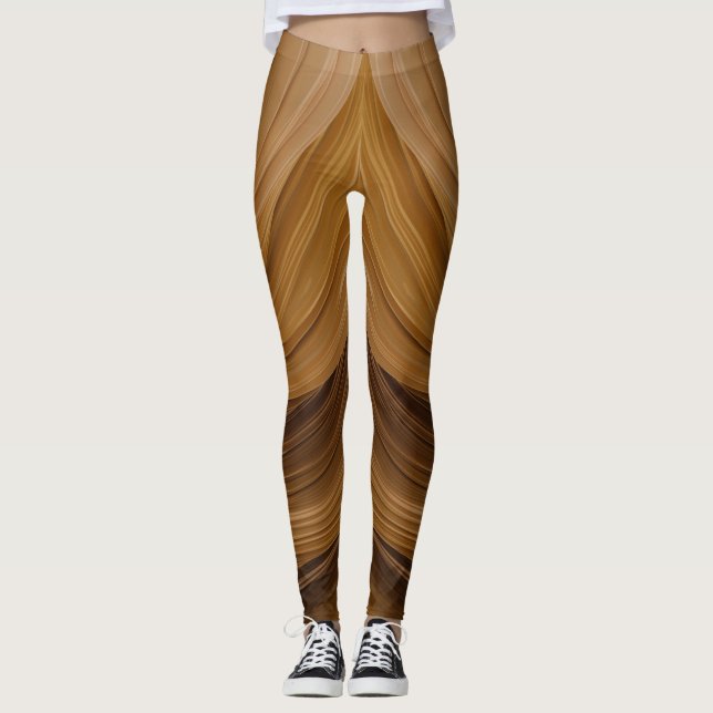 Golden Brown  Leggings (Front)