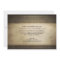 Golden Brown Photo Memorial Service Invitation
