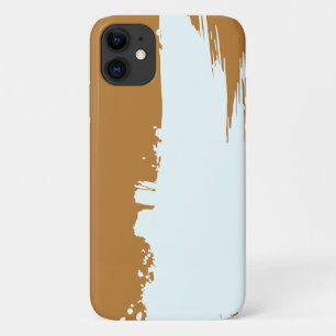 Golden Brown WhiteSplash iPhone 11 Case