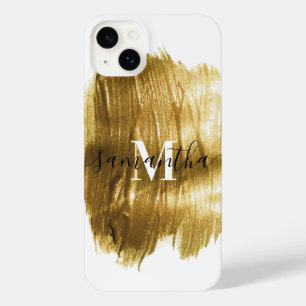 Golden Brush iPhone 14 Plus Case