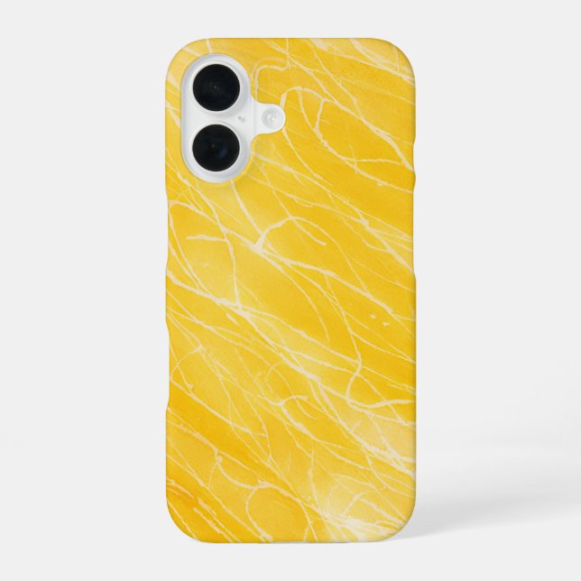 Golden Brushstrokes Phone Case (Back)