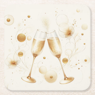 Golden Bubbles Coasters