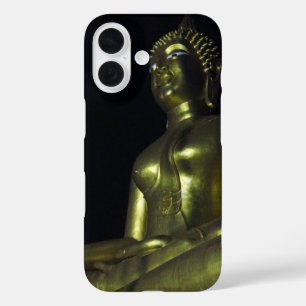 Golden Buddha at Night iPhone 16 Case