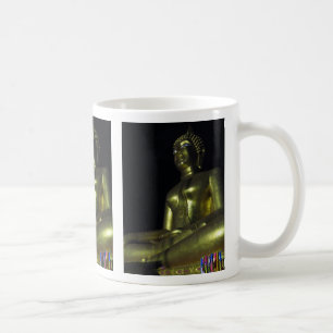 Golden Buddha at Night Coffee Mug