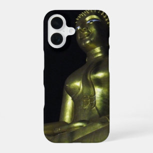 Golden Buddha at Night iPhone 16 Case