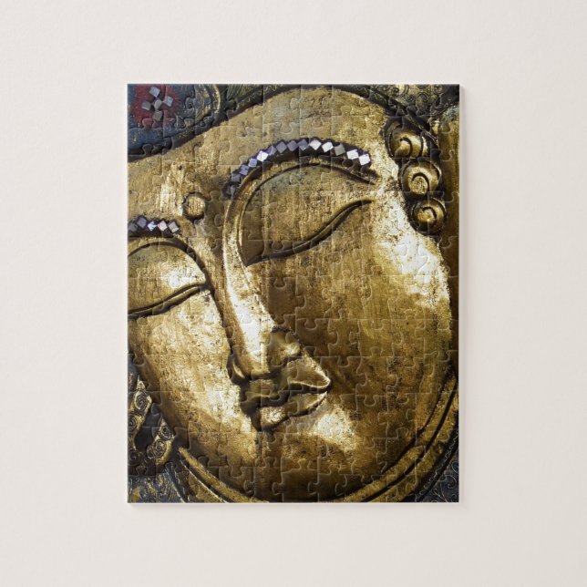 Golden Buddha Blessing Inspirational Love Jigsaw Puzzle (Vertical)