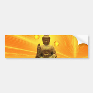 Golden Buddha Bumper Sticker