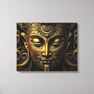 Golden Buddha Canvas Print