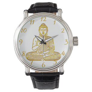 Golden Buddha in Calm Pose Watch