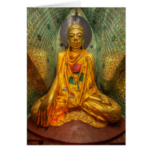 Golden Buddha In Temple