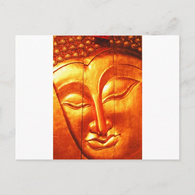 Golden Buddha Postcard (Front)