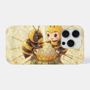 Golden Bumblebee in Bloom Dance.5 iPhone 15 Pro Case