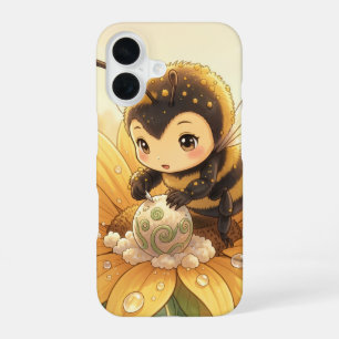 Golden Bumblebee in Bloom Dance.8 iPhone 16 Case