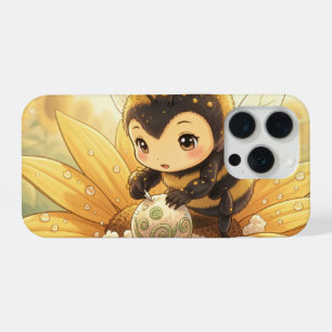 Golden Bumblebee in Bloom Dance.8 iPhone 15 Pro Case