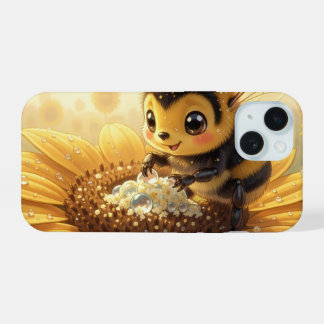 Golden Bumblebee in Bloom Dance.9 iPhone 15 Case