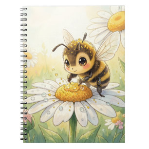 Golden Bumblebee in Bloom Dance Notebook