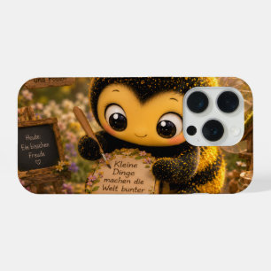 Golden Bumblebee in Flower Dance.10 iPhone 15 Pro Case