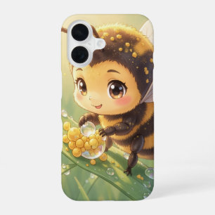 Golden Bumblebee in Flower Dance.8 iPhone 16 Case