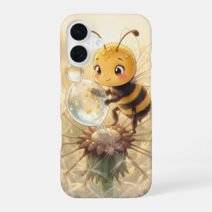 Golden Bumblebee in Flower Dance.9 iPhone 16 Case