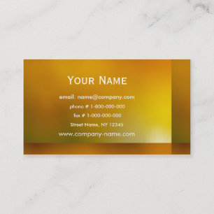 Golden Business Card