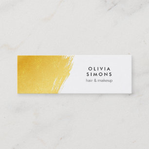 Golden business card