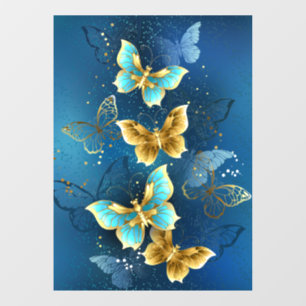 Golden butterflies