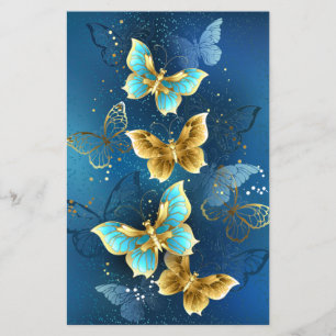 Golden butterflies