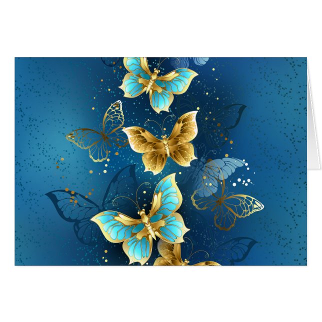 Golden butterflies (Front Horizontal)