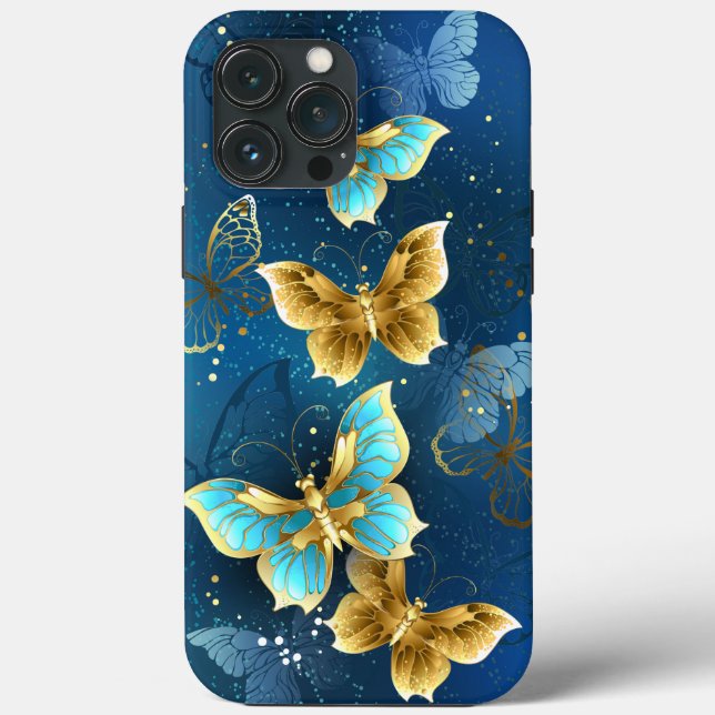 Golden butterflies Case-Mate iPhone case (Back)