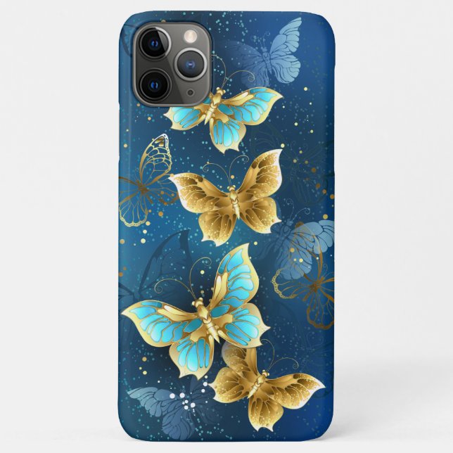 Golden butterflies Case-Mate iPhone case (Back)