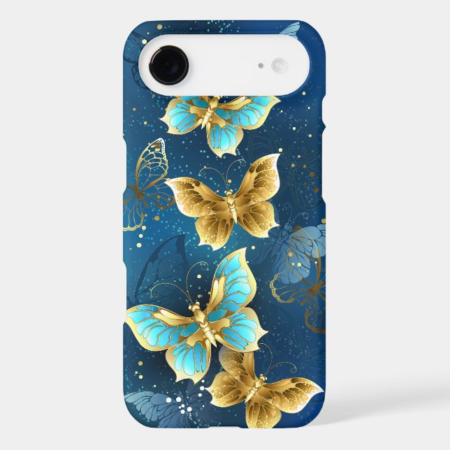 Golden butterflies Case-Mate iPhone case (Back)