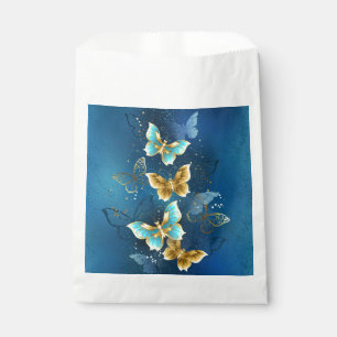 Golden butterflies favour bag