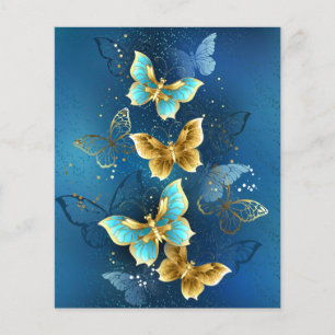 Golden butterflies flyer