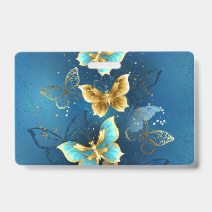 Golden butterflies ID badge